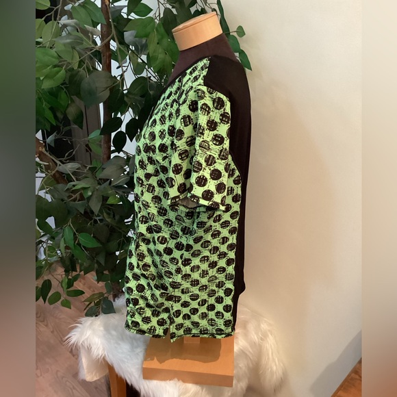 Cherokee Infinity work apparel scrubs green with black circles Woman’s XL - Picture 6 of 13